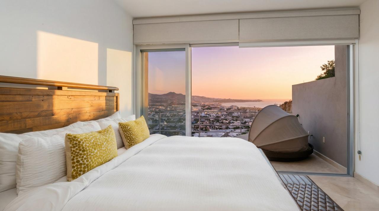 Luxury condo photography Cabo San Lucas — Cascadas penthouse interior